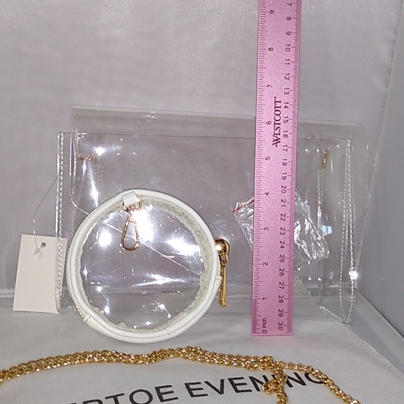 Peep toe evening brand bag set - Picture 5 of 5